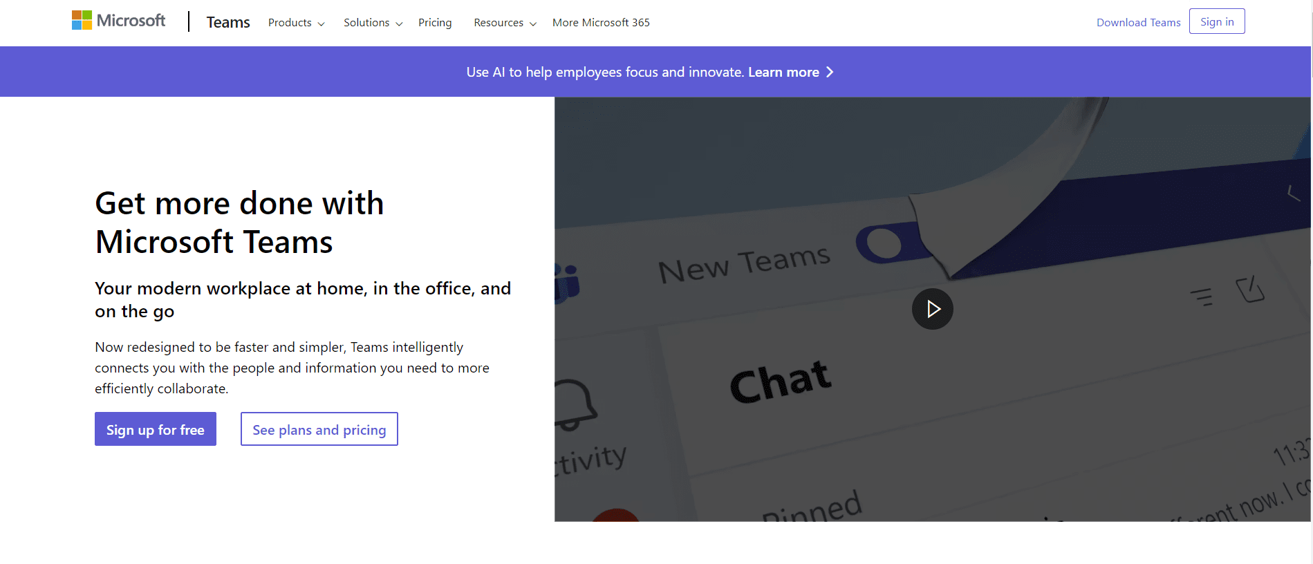 Ferramenta de E-mail Marketing do Microsoft Teams