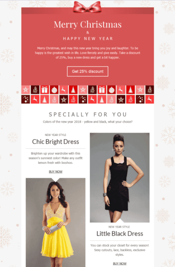 New Year Email Template for Your Marketing Strategy