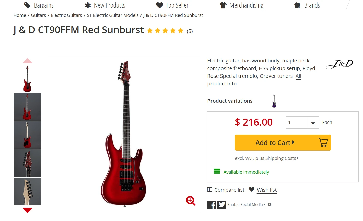 Product page