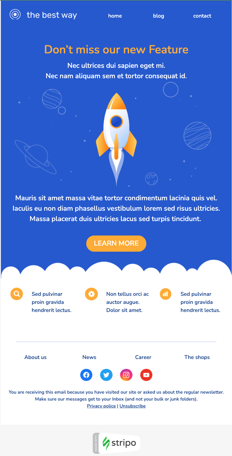 Modelos de marketing por e-mail SaaS para construir relacionamentos