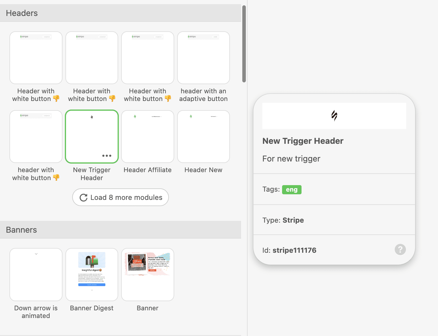 How to save new modules