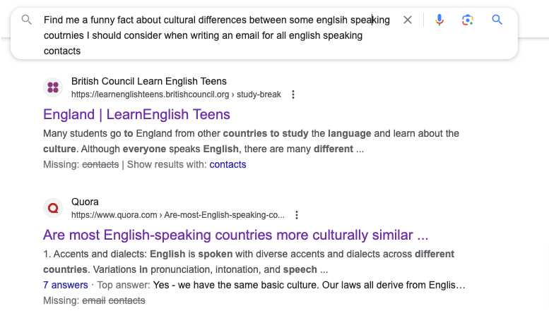 Searching for cultural and linguistic distinctions between English-speaking countries _ Browser