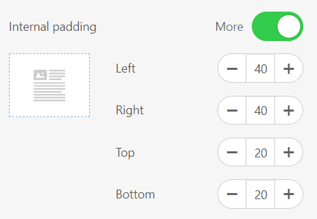 Setting Indents Inside Buttons
