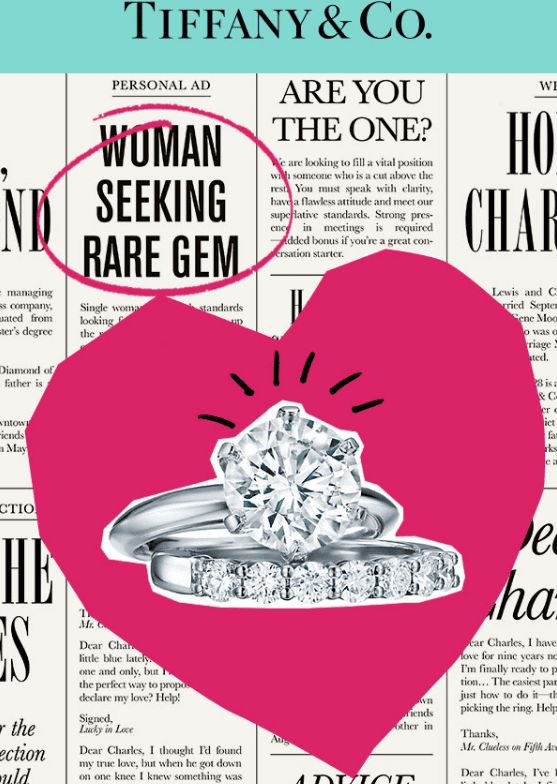 Oggetto ed email di San Valentino per aiutare a scegliere un anello