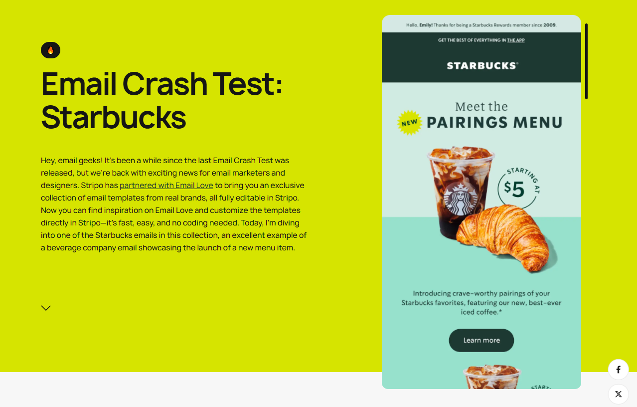 Starbucks Email Failure Test