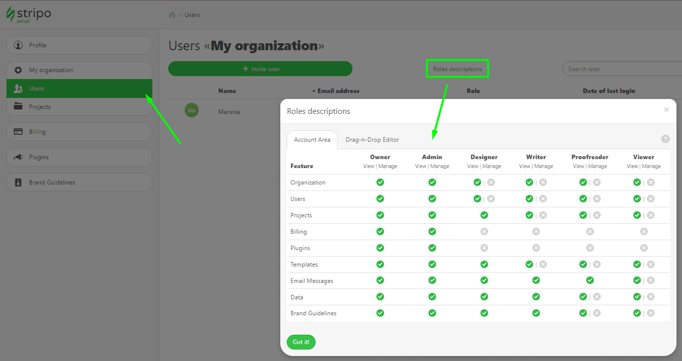 Stripo Collaboration Tools