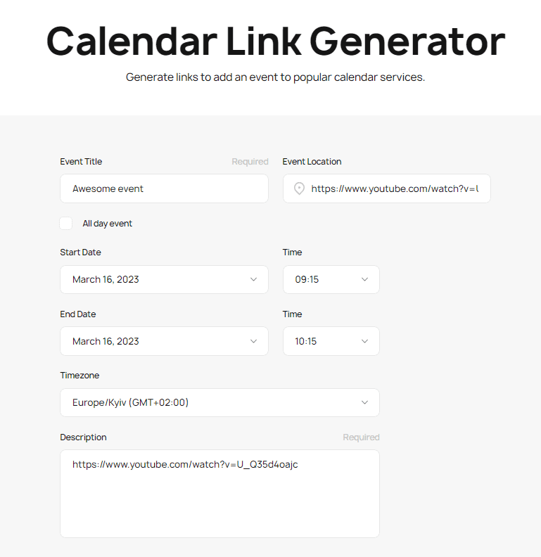 Stripo Link Generator