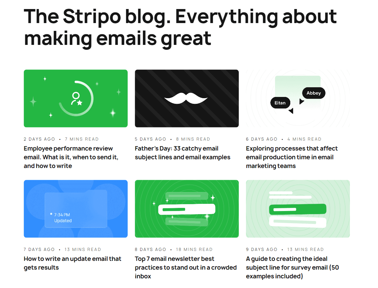 Stripo's blog _ Best email marketing blogs