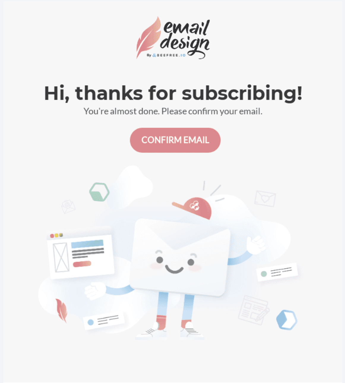 Subscription Confirmation Email Design