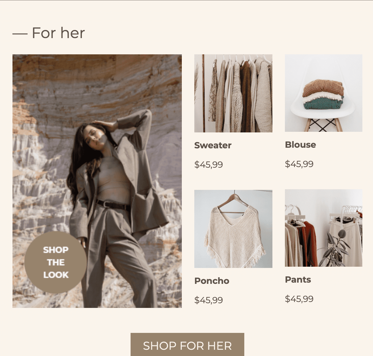 Promotional email templates for the fashion industry