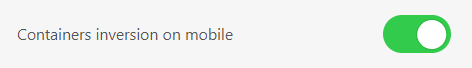 The Containers Inversion Button