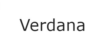 Verdana Font for Emails