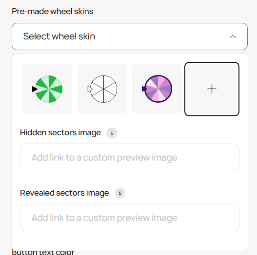 Wheel Skins Settings