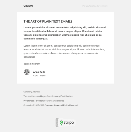 Alerts & Notifications Email Template "Lightness" for Webinars industry mobile view
